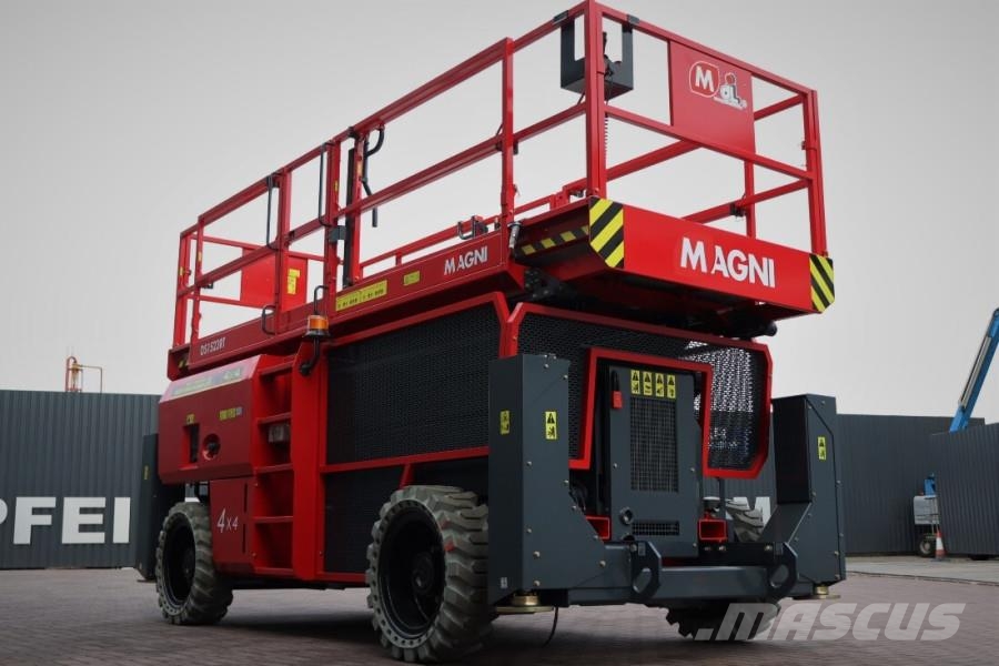 Magni DS1523RT Diesel, 4x4 Rough Terrain, 15m Working He Scheren-Arbeitsbühnen