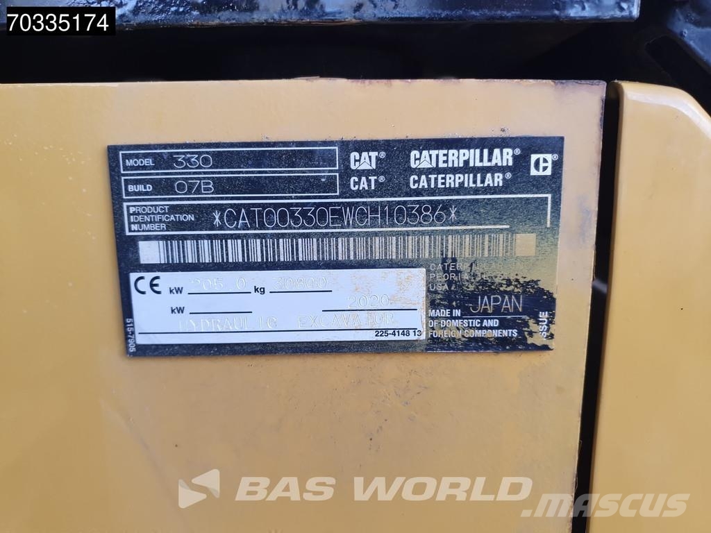 CAT 330 07B Leica GPS Bageri gusjeničari
