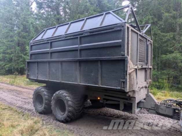 Alsidig Højtip flisvogn 林業トレーラー