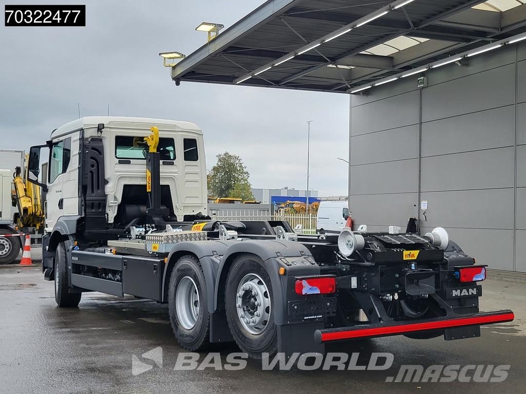 MAN TGS 26.480 6X2 NEW! HYVA 26-60 S containersystem L Konksliftveokid