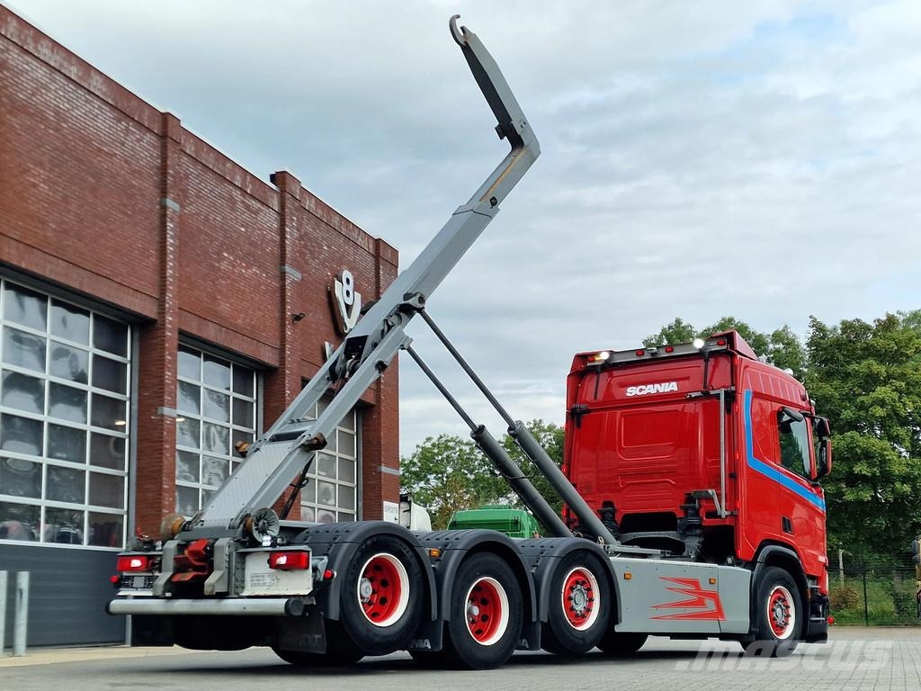 Scania R500 NGS 8x4*4 - JOAB Hooklift - Retarder - Full a Camion con gancio di sollevamento