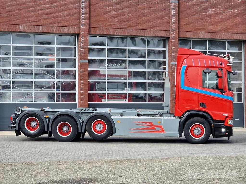Scania R500 NGS 8x4*4 - JOAB Hooklift - Retarder - Full a Camion con gancio di sollevamento