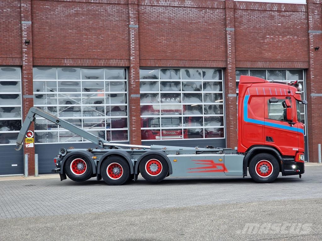Scania R500 NGS 8x4*4 - JOAB Hooklift - Retarder - Full a Camion con gancio di sollevamento