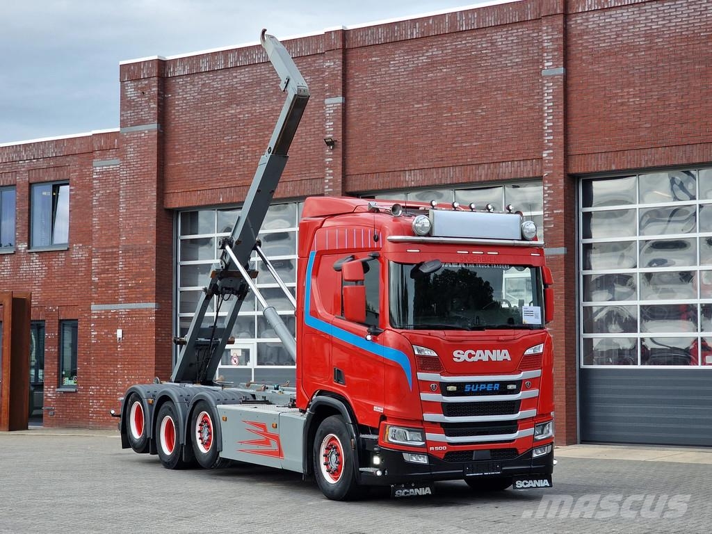 Scania R500 NGS 8x4*4 - JOAB Hooklift - Retarder - Full a Camion con gancio di sollevamento