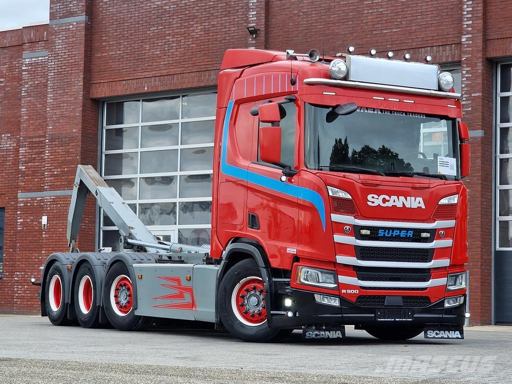 Scania R500 NGS 8x4*4 - JOAB Hooklift - Retarder - Full a Camion con gancio di sollevamento