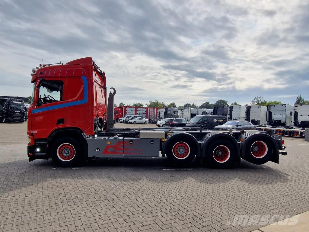 Scania R500 NGS 8x4*4 - JOAB Hooklift - Retarder - Full a Camion con gancio di sollevamento