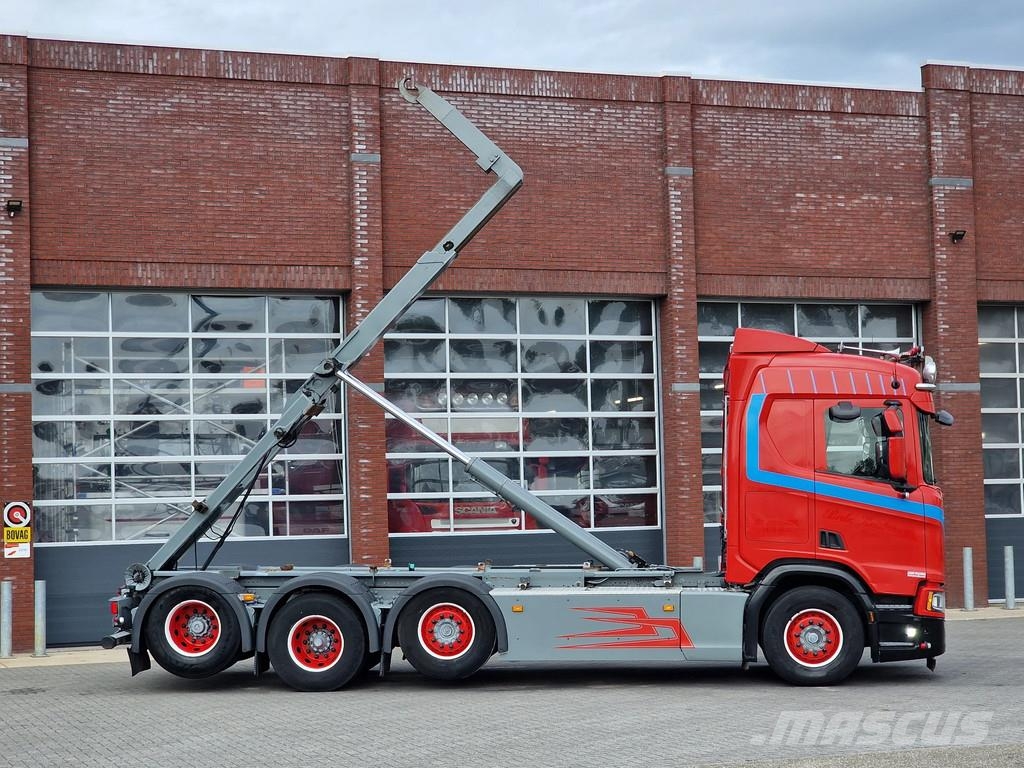 Scania R500 NGS 8x4*4 - JOAB Hooklift - Retarder - Full a Camion con gancio di sollevamento