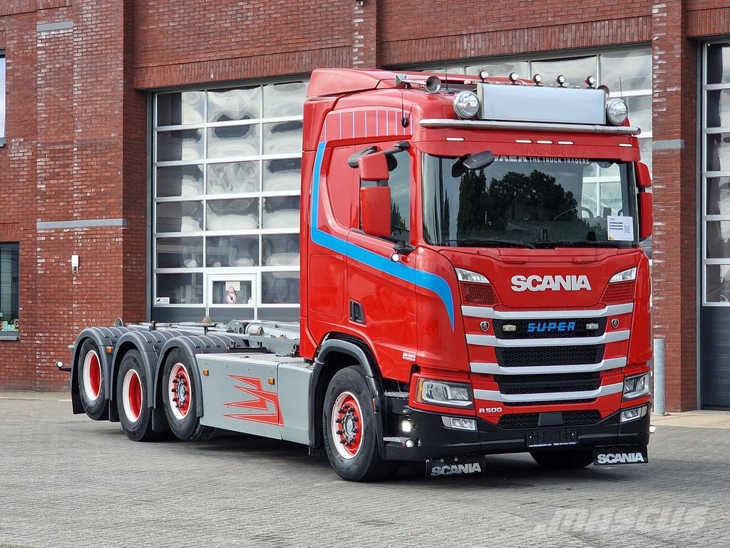 Scania R500 NGS 8x4*4 - JOAB Hooklift - Retarder - Full a Camion con gancio di sollevamento
