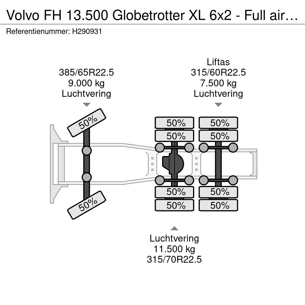 Volvo FH 13.500 Globetrotter XL 6x2 - Full air - Leather Седельные тягачи