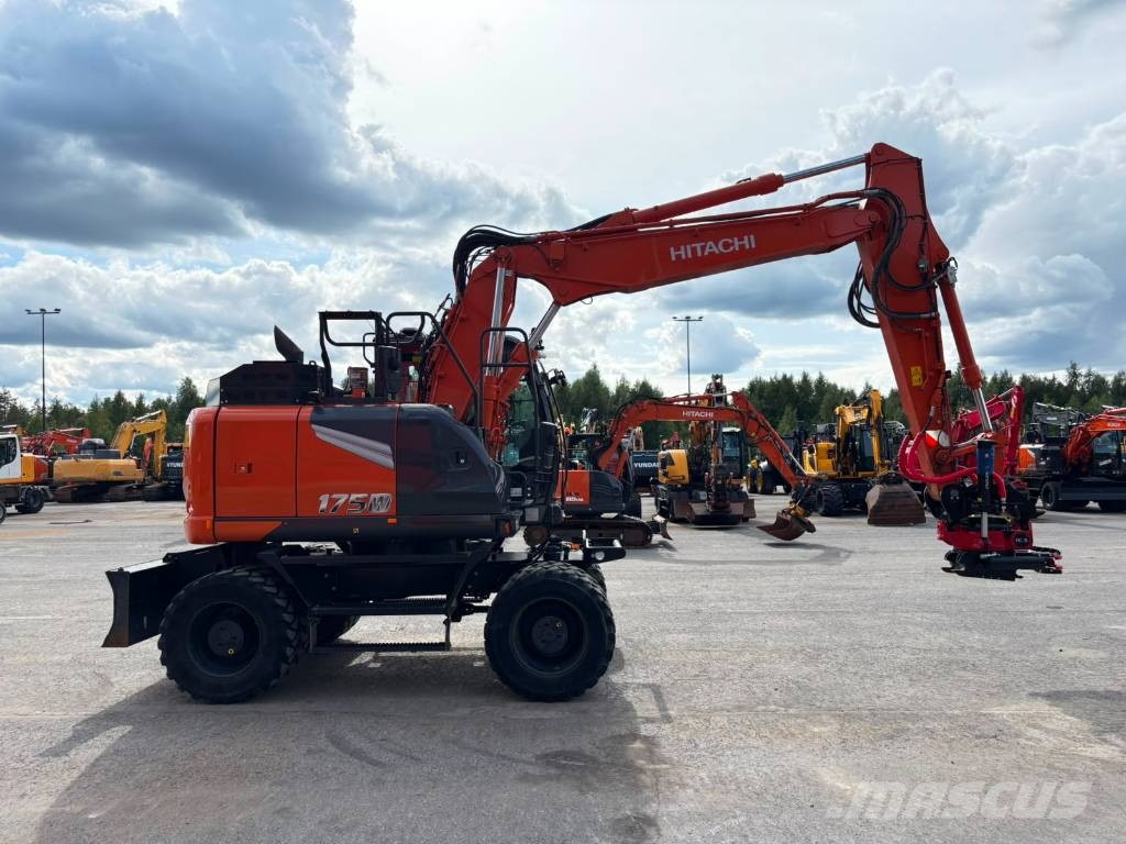 Hitachi ZX 175 W-7 / Pyörittäjä, Rasvari, Stage V حفارات بعجل