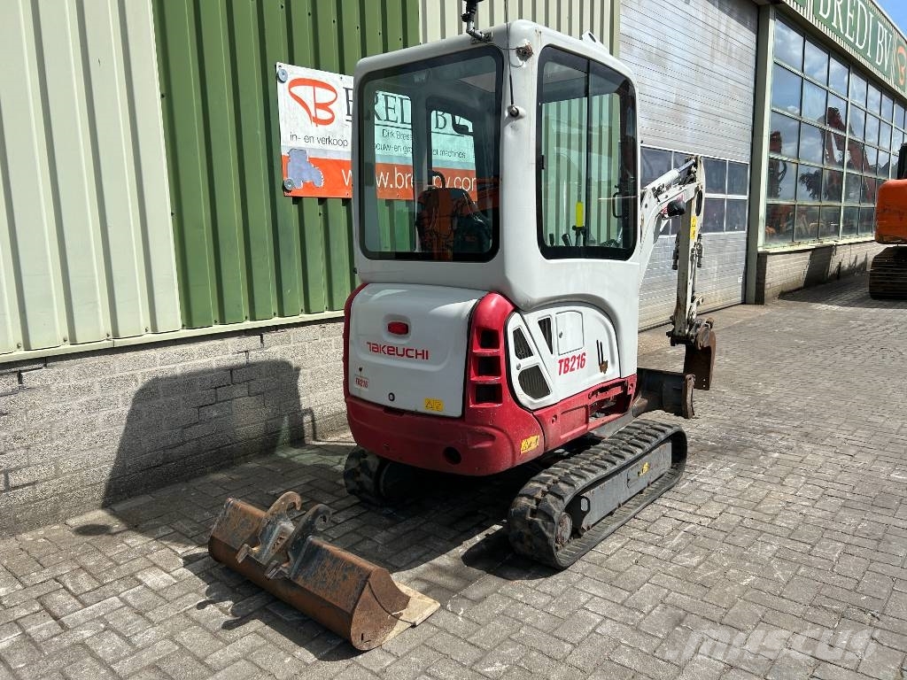 Takeuchi tb 216 Mini ekskavatörler, 7 tona dek