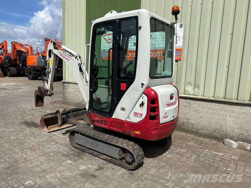 Takeuchi tb 216 Mini ekskavatörler, 7 tona dek