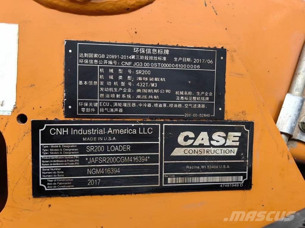 CASE SR 200 Φορτωτάκια