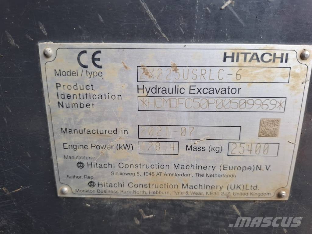Hitachi ZX 225 US R LC-6 Telakaivukoneet