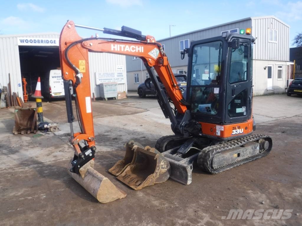 田舎 Mini-excavator - ZX33U-5A - HITACHI Construction Machinery