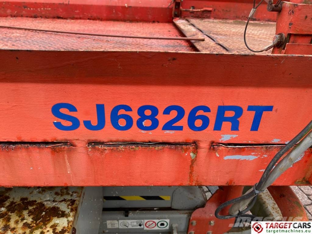 SkyJack SJ6826RT Diesel 4x4 Scissor Work Lift 992cm DEFECT Škarjaste dvižne ploščadi