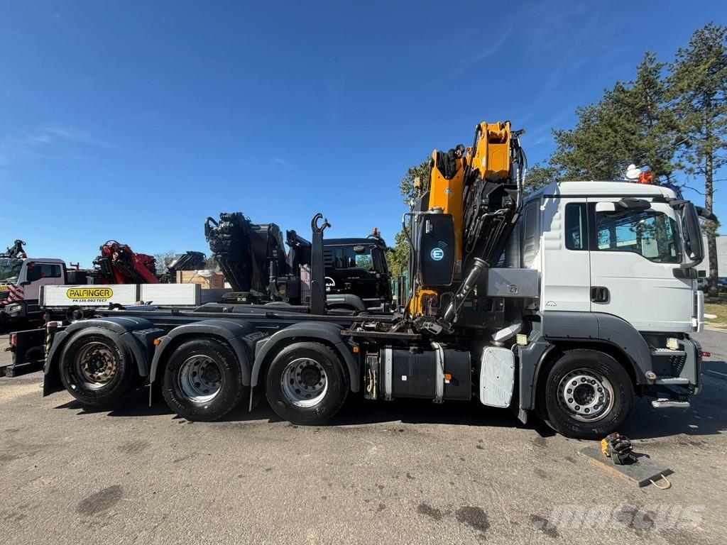MAN TGS 35.360 8x4 + KRAN EFFER 305 6S + JIB 4S + ABRO Kranen voor alle terreinen