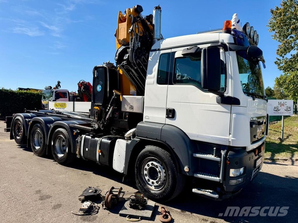 MAN TGS 35.360 8x4 + KRAN EFFER 305 6S + JIB 4S + ABRO Kranen voor alle terreinen