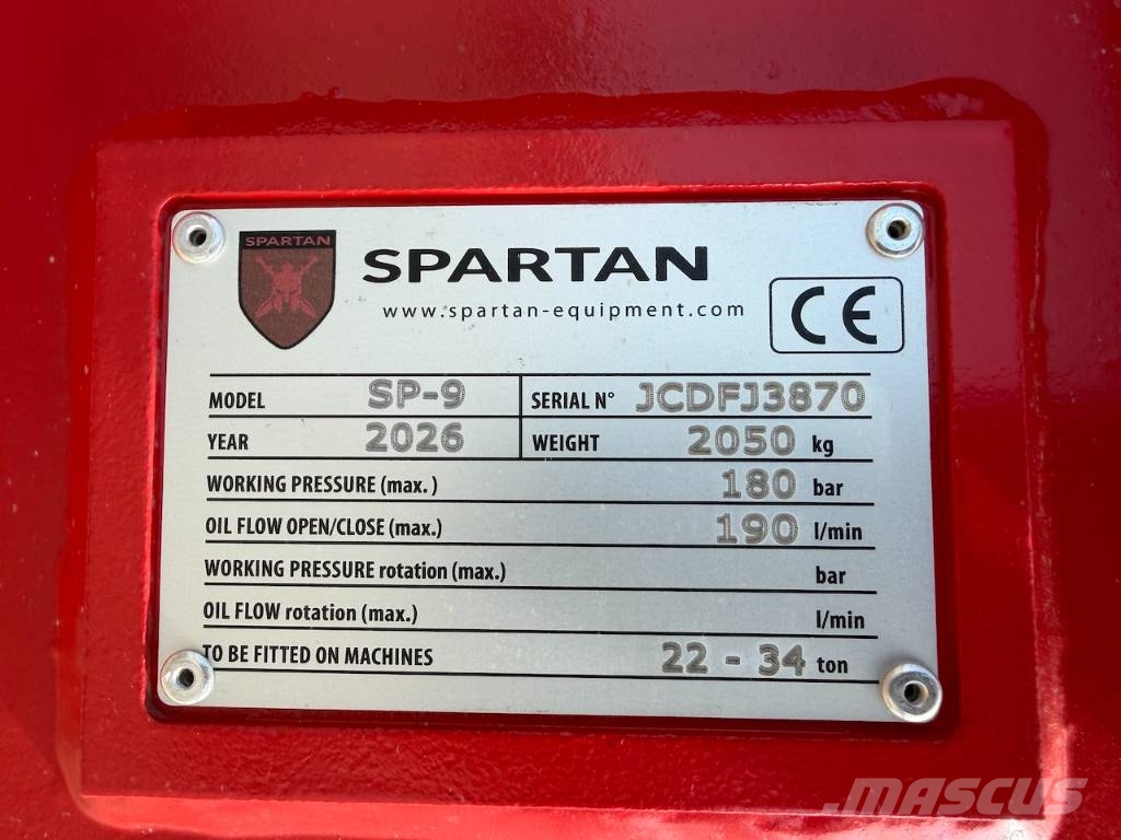 Spartan SP-9 Demolition hammer Machine weight 22-34 tons Hammers / Breakers