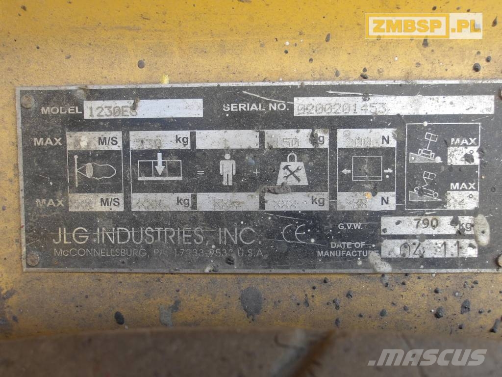 JLG 1230 ES Ανυψωτήρες με κατακόρυφους πυλώνες