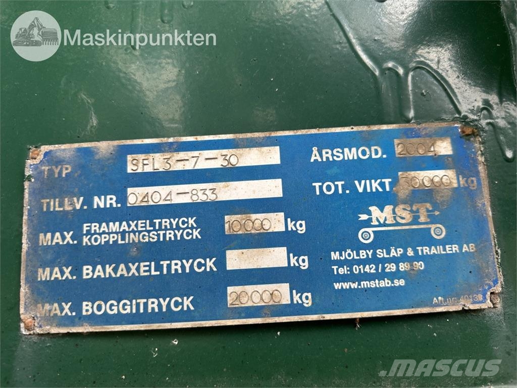 Mjölbysläpet SFL3-7.5-30 Tanks