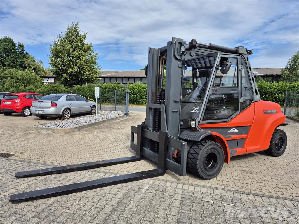 Linde H80D-02/1100 Diesel forklifts
