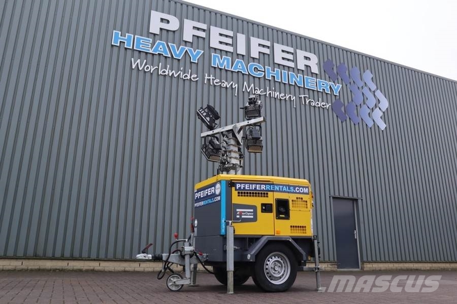 Atlas Copco HiLight H5+ SV2 Valid inspection, *Guarantee! Max 拖车式灯塔