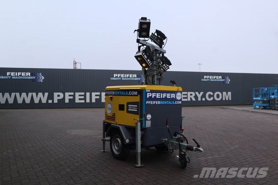Atlas Copco HiLight H5+ SV2 Valid inspection, *Guarantee! Max 拖车式灯塔