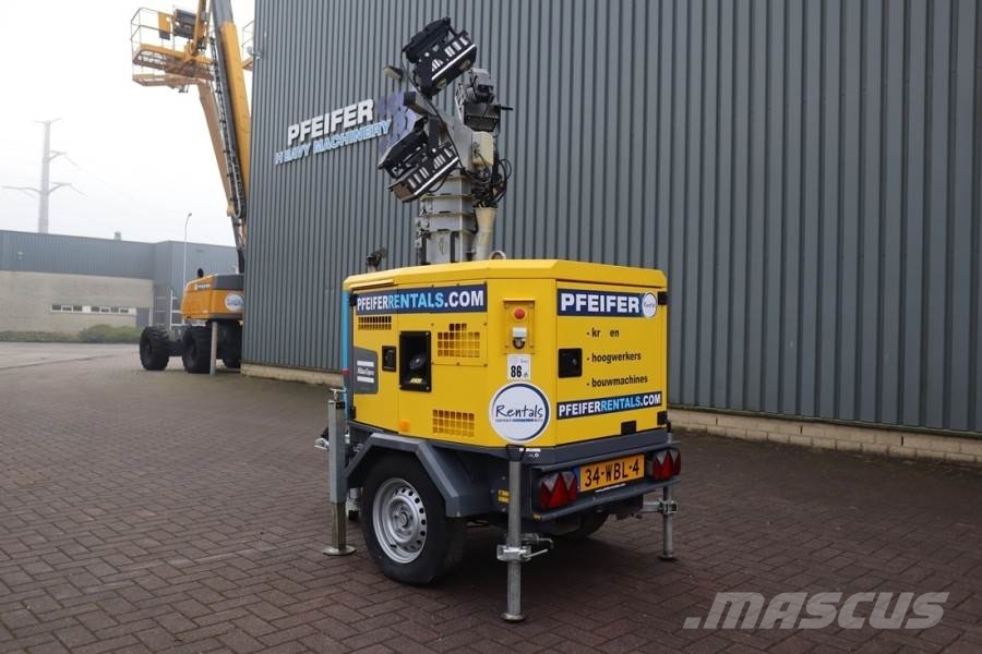 Atlas Copco HiLight H5+ SV2 Valid inspection, *Guarantee! Max 拖车式灯塔