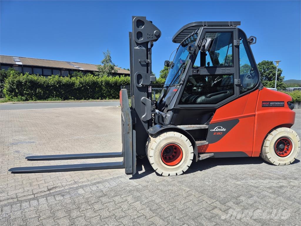 Linde E80/900 전동 지게차