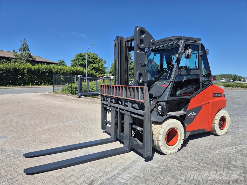 Linde E80/900 전동 지게차