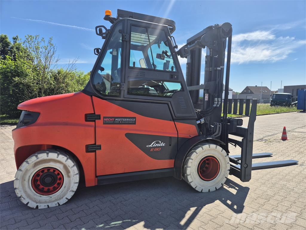 Linde E80/900 전동 지게차