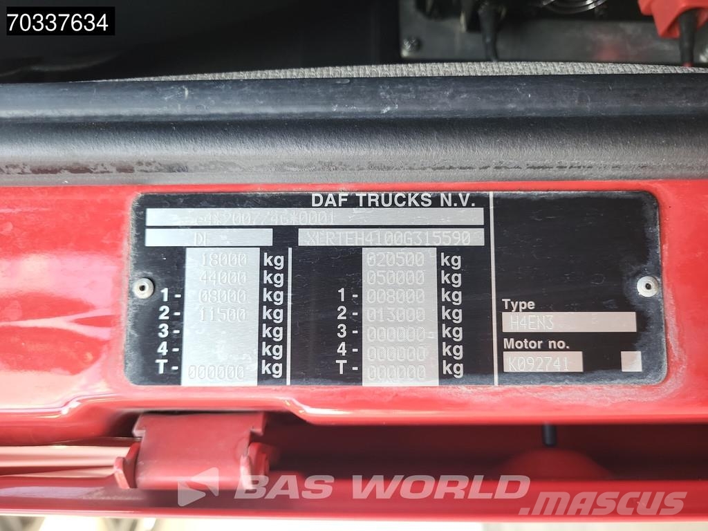 DAF XF 450 4X2 SC Hydraulic Standklima ACC Navi Truck Tractor Units