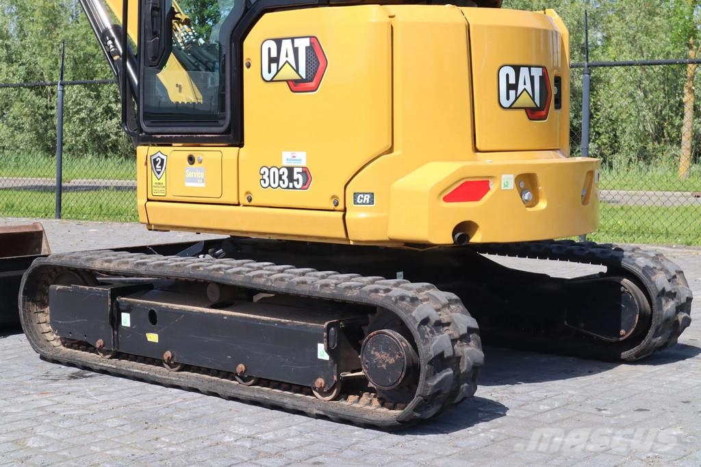 CAT 303.5 CR | 3X BUCKET | HAMMER & SHEAR | AIRCO Mini bageri <7t