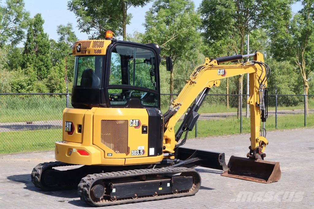 CAT 303.5 CR | 3X BUCKET | HAMMER & SHEAR | AIRCO Mini bageri <7t