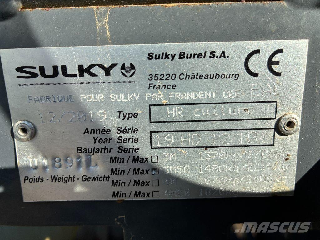 Sulky HR 220 Vetőgépek