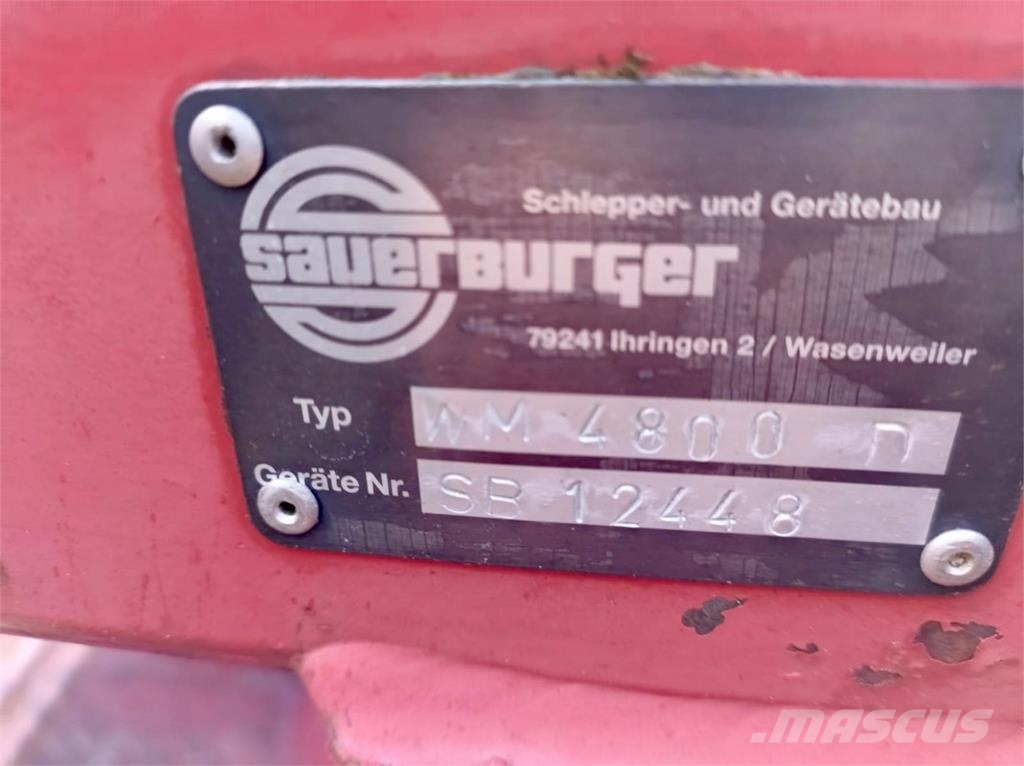Sauerburger WM 4800 D Інше обладнання для фуражних комбайнів