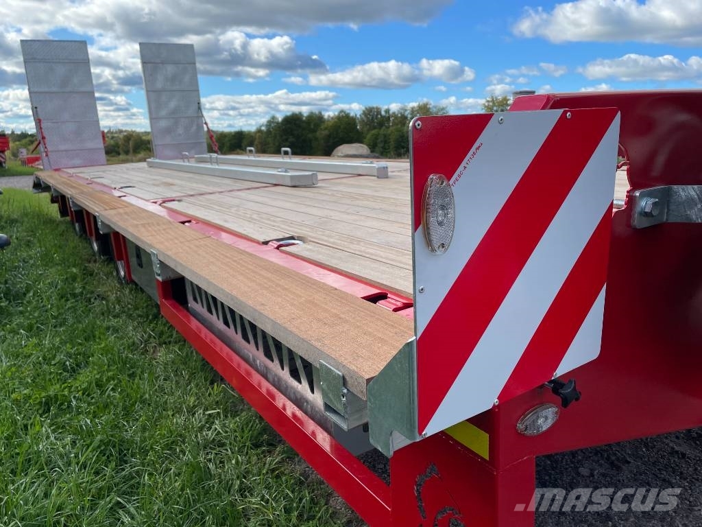 Chieftain XCEL 3-axl maskintransportkärra 28,5 ton lastvikt Flatbed/Dropside trailers