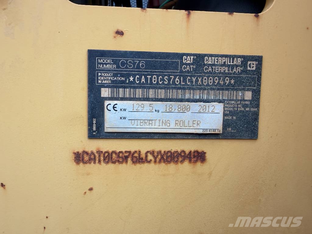 CAT CS76 XT Dvojni valjarji