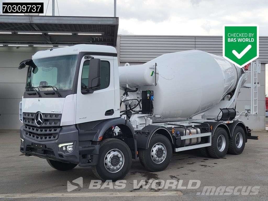 Mercedes-Benz Arocs 4142 8X4 NEW German Registration! 12m3 Stett Avtomešalci za beton