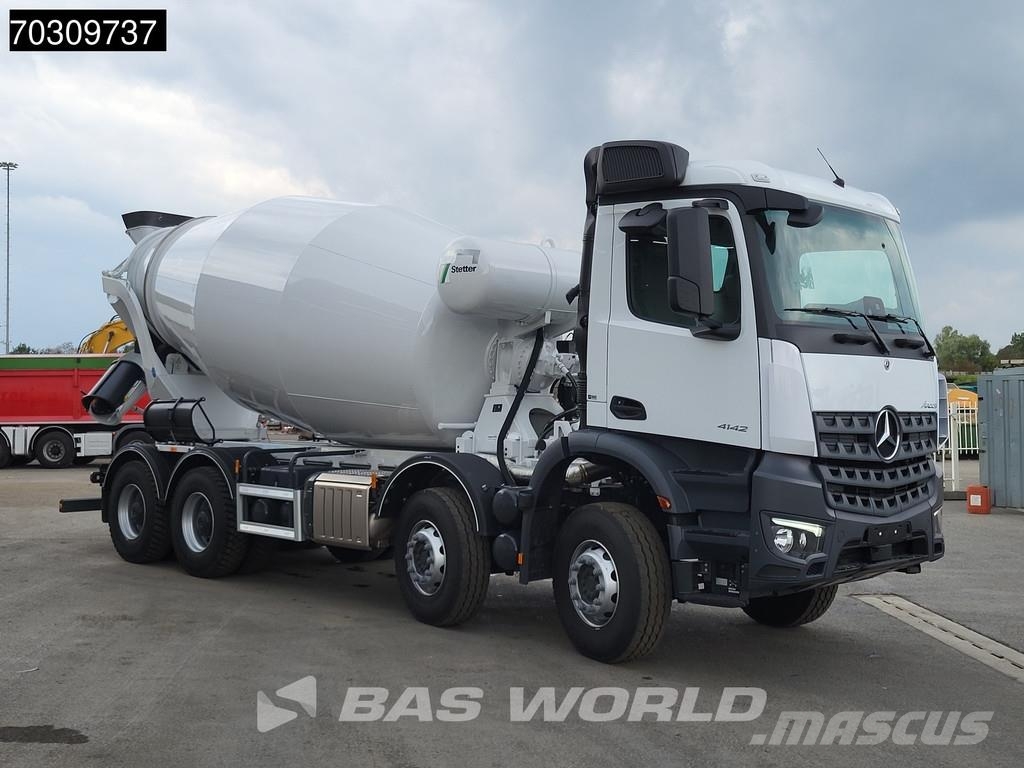 Mercedes-Benz Arocs 4142 8X4 NEW German Registration! 12m3 Stett Avtomešalci za beton