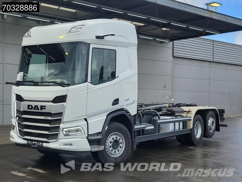 DAF XD 450 6X2 Meiller RS2170 containersystem Lift axl Camiones elevadores de gancho
