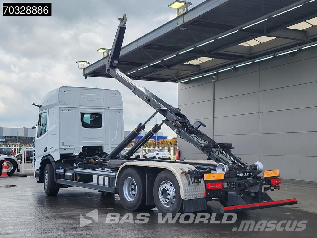 DAF XD 450 6X2 Meiller RS2170 containersystem Lift axl Camiones elevadores de gancho