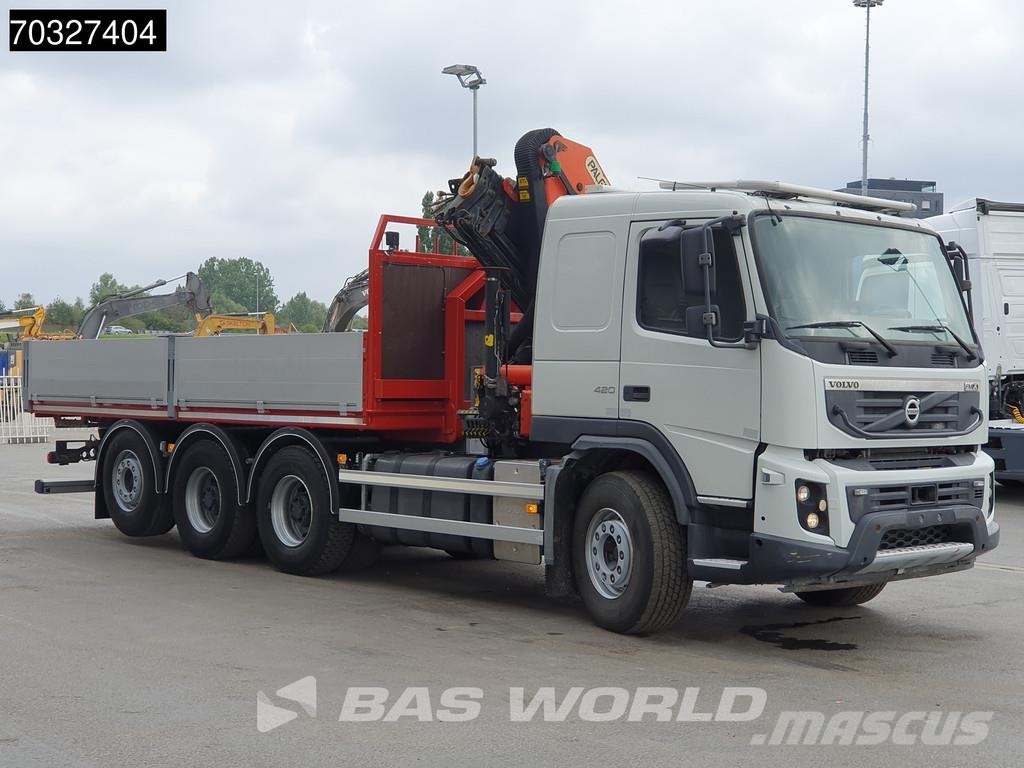 Volvo FMX 420 8X4 ONLY 11.300Kms! Palfinger PK18002 EH K Plošinové nákladné automobily/nákladné automobily so sklápacími bočnicami
