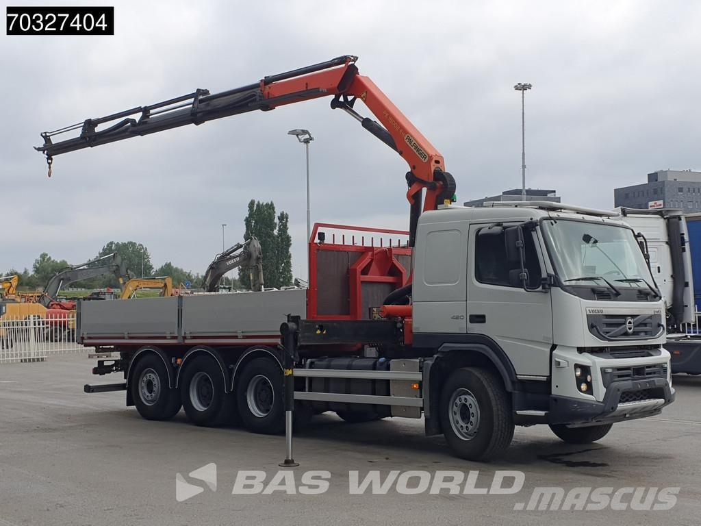 Volvo FMX 420 8X4 ONLY 11.300Kms! Palfinger PK18002 EH K Plošinové nákladné automobily/nákladné automobily so sklápacími bočnicami