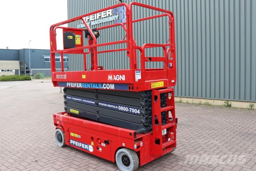 Magni ES1212E Valid inspection, *Guarantee! Electric, 12 Scissor lifts