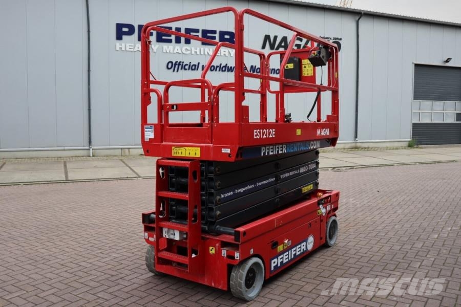 Magni ES1212E Valid inspection, *Guarantee! Electric, 12 Scissor lifts