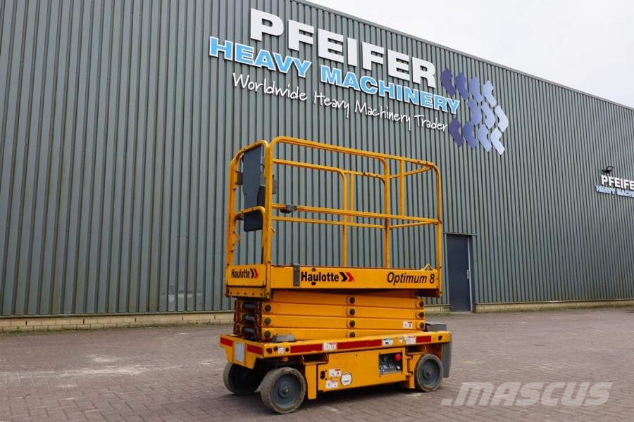 Haulotte Optimum 8 As-Is, Electric, 7.77m Working Height, 2 Saksilavat
