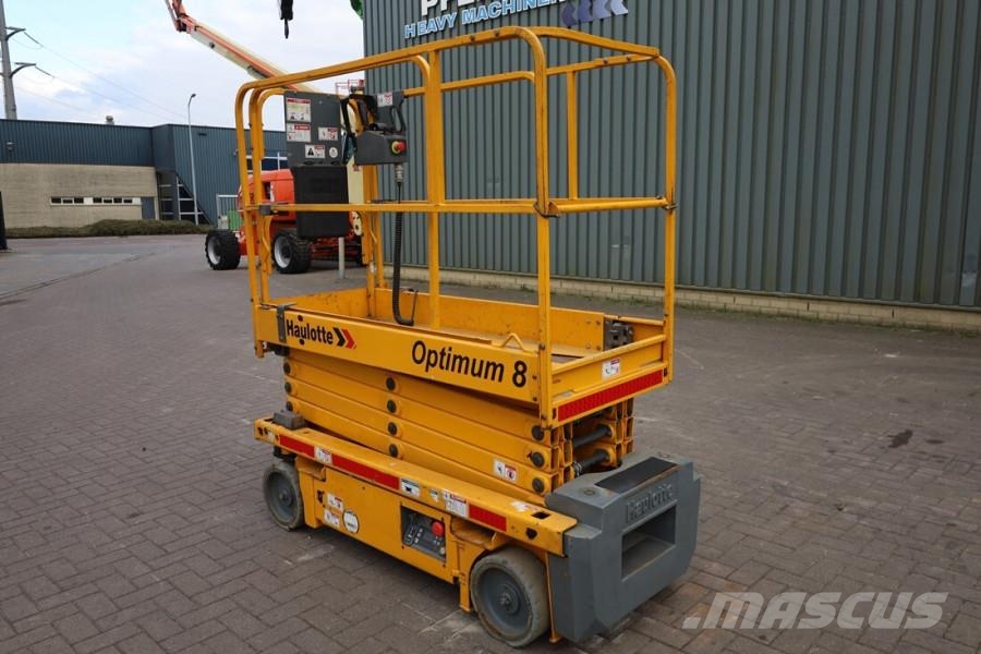 Haulotte Optimum 8 As-Is, Electric, 7.77m Working Height, 2 Saksilavat