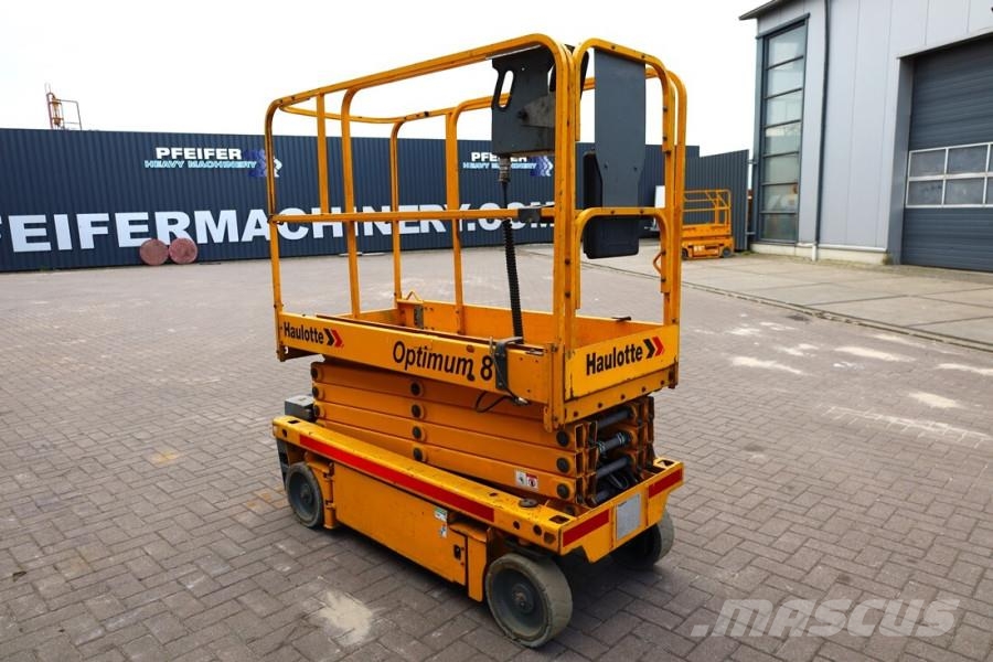 Haulotte Optimum 8 As-Is, Electric, 7.77m Working Height, 2 Saksilavat